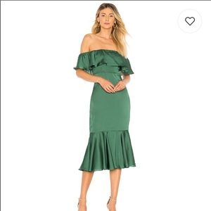 Lovers and friends green dress